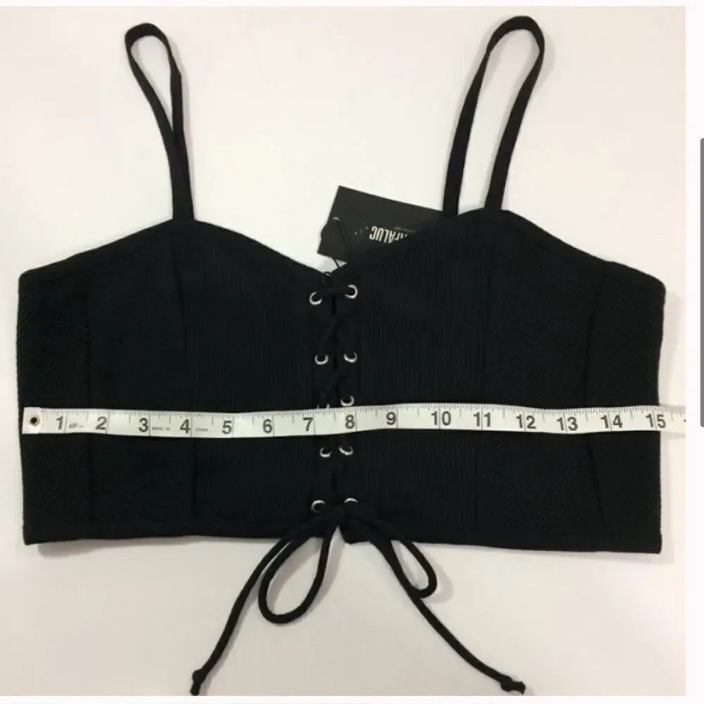 ✨ZARA LACE-UP CROP TOP✨ - Picture 5 of 6